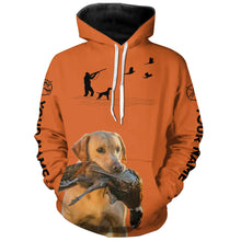 Load image into Gallery viewer, Best Pheasant Hunting Dogs Orange Hoodie, Personalized Shirts for Upland Hunters 3901FSD