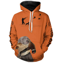 Load image into Gallery viewer, Best Pheasant Hunting Dogs Orange Hoodie, Personalized Shirts for Upland Hunters 3901FSD