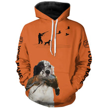 Load image into Gallery viewer, Best Pheasant Hunting Dogs Orange Hoodie, Personalized Shirts for Upland Hunters 3901FSD