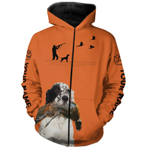 English Setter Pheasant Hunting clothes, best personalized Upland hunting clothes, hunting gifts FSD3906