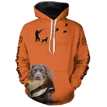 Load image into Gallery viewer, Best Pheasant Hunting Dogs Orange Hoodie, Personalized Shirts for Upland Hunters 3901FSD