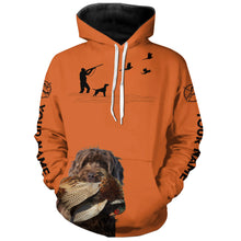 Load image into Gallery viewer, Best Pheasant Hunting Dogs Orange Hoodie, Personalized Shirts for Upland Hunters 3901FSD