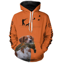 Load image into Gallery viewer, Best Pheasant Hunting Dogs Orange Hoodie, Personalized Shirts for Upland Hunters 3901FSD