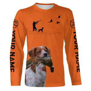 Brittany Pheasant Hunting clothes, best personalized Upland hunting clothes, hunting gifts FSD3907