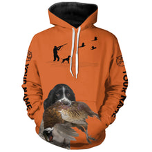 Load image into Gallery viewer, Best Pheasant Hunting Dogs Orange Hoodie, Personalized Shirts for Upland Hunters 3901FSD