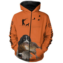 Load image into Gallery viewer, English Springer Spaniel Pheasant Hunting clothes, best personalized Upland hunting clothes FSD3910