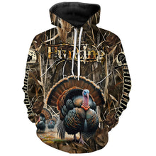 Load image into Gallery viewer, Personalized Turkey Hunting Clothes, Wild Turkey Hunting Camo Shirts for Men Women FSD4416