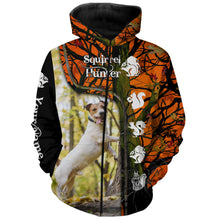 Load image into Gallery viewer, Squirrel Hunting Dogs Russell Terrier orange camo Custom Name 3D All over print Shirts, hunting gifts FSD3859