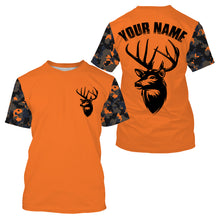 Load image into Gallery viewer, Deer hunting Custom Name Full Printing Orange Shirts, Personalized hunting Shirt for Men, Women - FSD3131