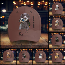 Load image into Gallery viewer, Waterfowl Duck Hunting custom name Hat for Men with many Duck dog breeds to choose FSD4006