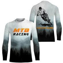Load image into Gallery viewer, Mountain Bike Shirt Downhill Jersey, Custom All Over Print Shirt, Racing Bicycle Shirt, MTB Jersey| JTS454