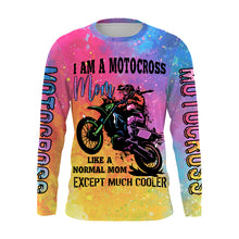 Load image into Gallery viewer, Motocross Mom Personalized Jersey UPF30+ Cool Dirt Bike Mom Racing Shirt Mother&#39;s Day Gift NMS1383