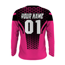 Load image into Gallery viewer, Motocross Mom Personalized Jersey UPF30+ Pink Dirt Bike Mom Racing Shirt Mother&#39;s Day Gift NMS1385