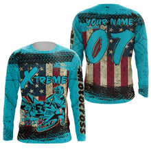 Load image into Gallery viewer, American Flag Motocross Jersey Custom Youth Men Dirt Bike Shirt MX Racing Motorcycle Off-road NMS1417