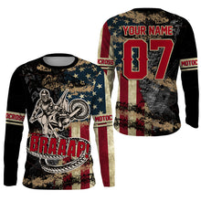 Load image into Gallery viewer, American Flag Motocross Jersey UPF30+ Custom Men Youth Dirt Bike Shirt Long Sleeve Off-road Riders NMS1424