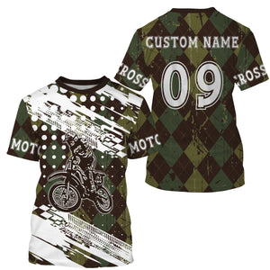 Personalized Motocross Jersey UPF30+ Kid&Adult Custom Dirt Bike Racing Shirt Off-road Motorcycle| NMS614
