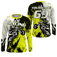 Load image into Gallery viewer, Personalized Racing Jersey UPF30+ UV Protect Dirt Bike Racing Shirt Off-Road Rider Motorcycle Racewear| NMS401