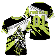 Load image into Gallery viewer, Custom Motocross Jersey UPF30+ Dirt Bike MX Racing Shirt Adult&amp;Kid Off-Road Motorcycle Riders| NMS774