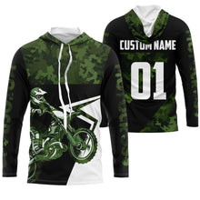 Load image into Gallery viewer, Camo Motocross Personalized Jersey UPF30+ Kid&amp;Adult Dirt Bike Racing Shirt Off-road Motorcycle| NMS613