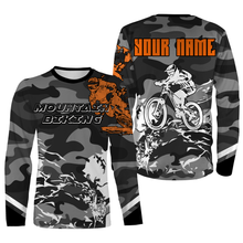 Load image into Gallery viewer, Mountain Bike Jersey Long Sleeve - Personalized Jersey MTB Shirt Cycling Shirt for Cyclist, Bike Rider JTS416