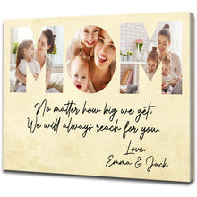 Load image into Gallery viewer, Personalized Canvas - Mom Custom Picture Canvas Wall Art Gift for Mom  T128