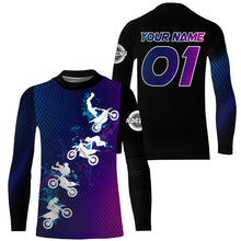 Load image into Gallery viewer, Adult&amp;Youth MX Jersey UPF30+ Custom Dirt Bike Shirt Freestyle Motocross Off-Road Long Sleeve PDT513