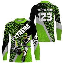 Load image into Gallery viewer, Custom Dirt Bike Jersey UPF30+ Blue Motocross Shirt Men Women Kid Xtreme MX SX Long Sleeve PDT506