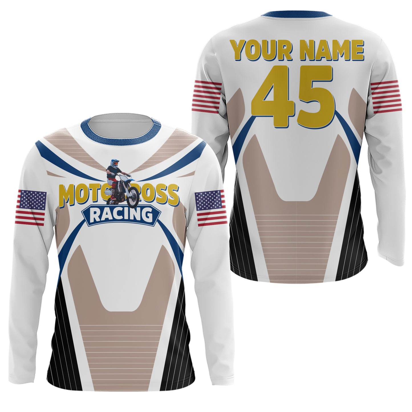 Custom Dirt Bike Jersey Men Women UPF30+ Motocross Shirt Boys Girls Kid MX Jersey Riding Motorcycle PDT542