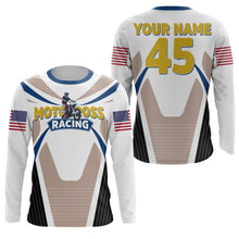 Load image into Gallery viewer, Custom Dirt Bike Jersey Men Women UPF30+ Motocross Shirt Boys Girls Kid MX Jersey Riding Motorcycle PDT542