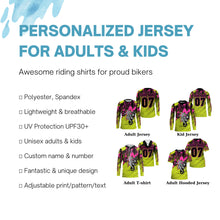 Load image into Gallery viewer, MX racing custom motocross jersey UPF30+ dirt bike off-road motorcycle mens womens youth racewear NMS963