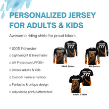Load image into Gallery viewer, Extreme custom Motocross youth men women jersey dirt bike UPF30+ off-road motorcycle shirt PDT359