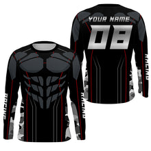 Load image into Gallery viewer, Camouflage Muscle Racing Jersey Personalized Kid Adult UPF30+ Motocross Dirt Bike Shirt NMS1229