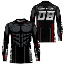 Load image into Gallery viewer, Camouflage Muscle Racing Jersey Personalized Kid Adult UPF30+ Motocross Dirt Bike Shirt NMS1229