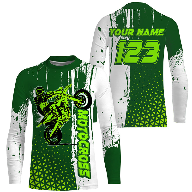 Custom Motocross Jersey Kid Men Women UPF30+ MX Racing Dirt Bike Off-Road Motorcycle Racewear NMS1270