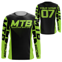 Load image into Gallery viewer, Mountain Bike Long Sleeve Jersey, Custom MTB Racing Shirt for Bike Rider, Cycling UV Protection UPF 30+ JTS493