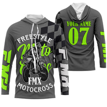 Load image into Gallery viewer, Freestyle Motocross Jersey FMX Personalized UPF30+ Shirt Adults &amp; Kid Dirt Bike Riders Motorcycle Racing| NMS688