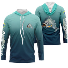 Load image into Gallery viewer, Speckled Trout fishing custom name with Trout drinking beer ChipteeAmz&#39;s art UV protection shirts AT014