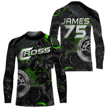 Load image into Gallery viewer, Personalized Camo Cross Jersey UPF30+ UV Protect, Motocross Supercross Racing Motorcycle Riders Racewear| NMS456