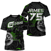 Load image into Gallery viewer, Personalized Camo Cross Jersey UPF30+ UV Protect, Motocross Supercross Racing Motorcycle Riders Racewear| NMS456