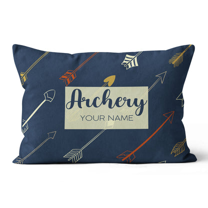 Personalized Arrow Archery Pillow Custom Throw Pillow Best Archery Gifts VHM0845