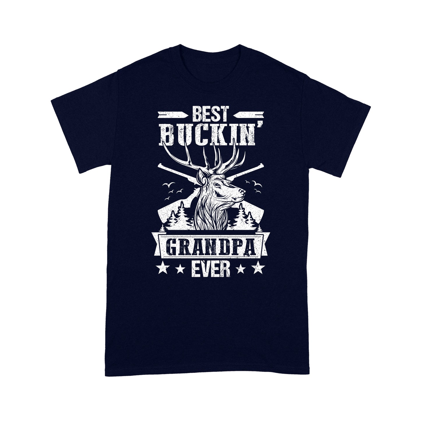Best buckin' grandpa ever, hunting gifts for grandpa T-shirt TAD02