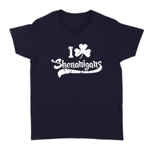 Load image into Gallery viewer, Clover Shenanigans Funny Irish Clover St Saint Patricks Day - Standard Women's T-shirt