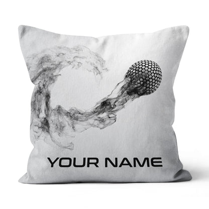Smoke Golf Ball Custom Golf Throw Pillow Personalized Cool Golf Gifts LDT1124