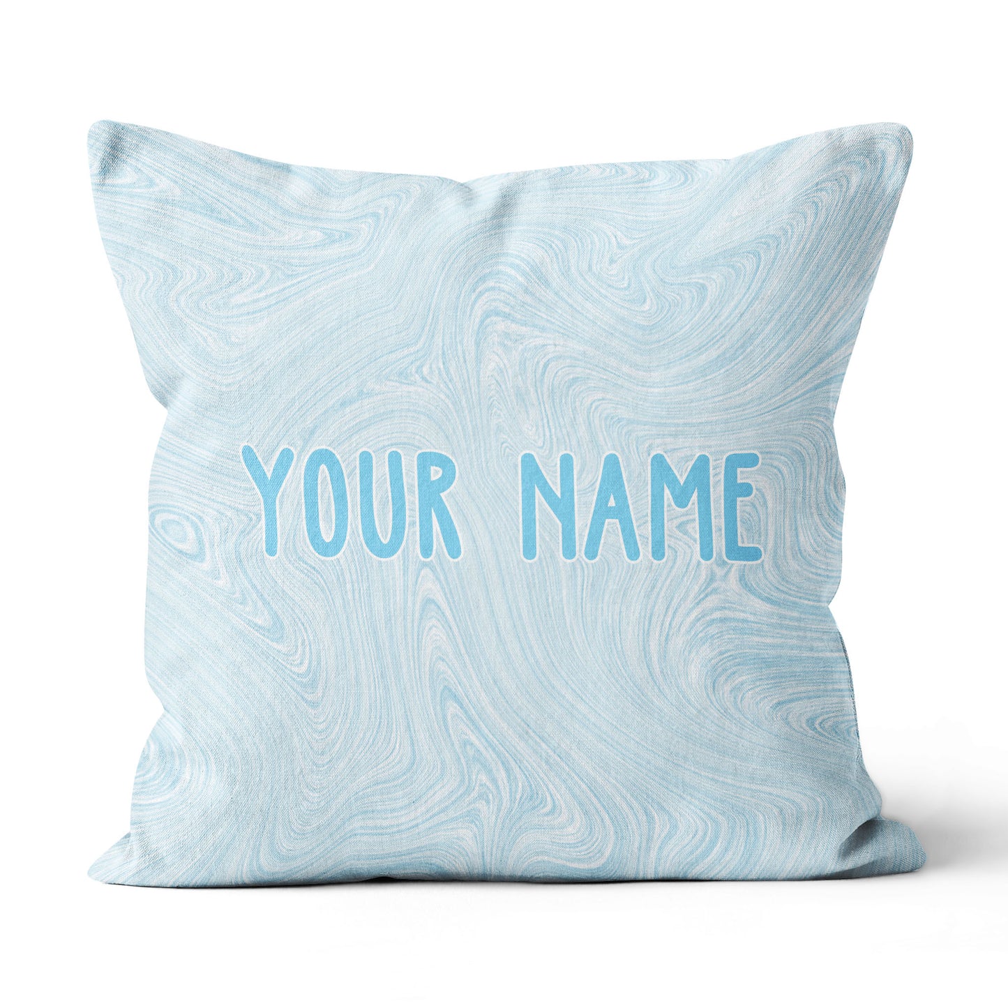 Blue Liquid Paints Custom Name Pillow Personalized Cool Golf Gifts LDT1131