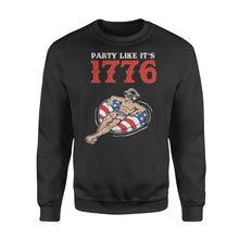 Load image into Gallery viewer, Women's USA Patriotic party like it's 1776 - Standard Crew Neck Sweatshirt