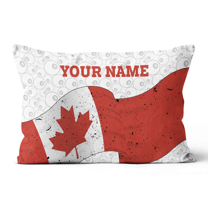 Personalized Canadian Flag 8 Ball Billiard Pillow Custom Billiards Gifts VHM0863