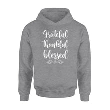 Load image into Gallery viewer, Grateful thankful blessed - Standard Hoodie