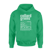 Load image into Gallery viewer, Collard greens nutritional facts happy thanksgiving funny shirts - Standard Hoodie