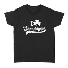 Load image into Gallery viewer, Clover Shenanigans Funny Irish Clover St Saint Patricks Day - Standard Women's T-shirt
