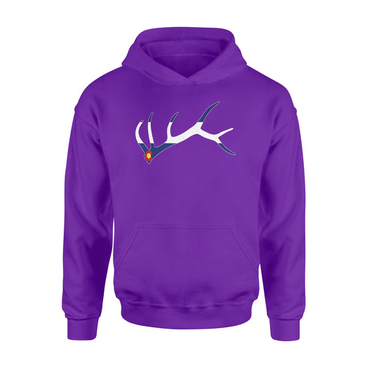 Colorado elk hunting horn NQS1114 D03 - Standard Hoodie